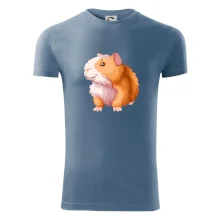 Morče - kreslené, bílo oranžové