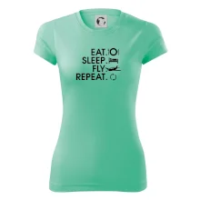 Eat sleep fly repeat