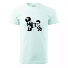 Maltézský psík nápis v těle