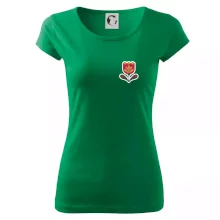 Folklor na prsu tulipán