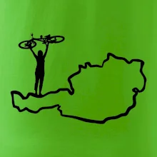 Cyklistka - Mapa Rakouska