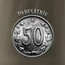 Padesátník 1963 - 1978 s nápisem