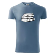 Knihy černobílé na sobě