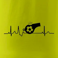 EKG fotbal rozhodčí a píšťalka