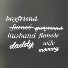 Partnerské triko nastávající rodiče