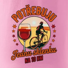 Potřebuju jednu sklenku na 10km