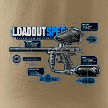 Technický výkres loadout spec paintball