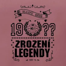 Zrození legendy - pro všechny - vlastní letopočet Zrození legendy - pro všechny - vlastní letopočet
