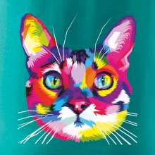 Kočka duhová hlava