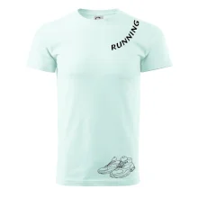 Running nápis šikmo