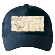 Mapa Báňské dráhy z Moravské Ostravy do Doubravy