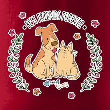 Kočka a pes best friends