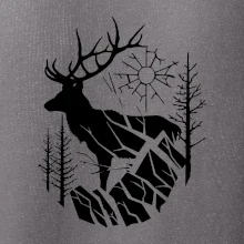 Jelen v lese křivky