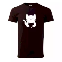 Kočka drží srdce