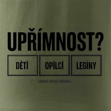 Upřímnost dětí opilci a legíny