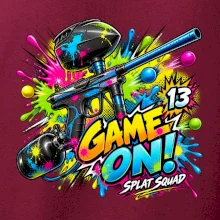 Barevná exploze game on paintball