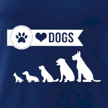 I love dogs - tlapka I love dogs - tlapka