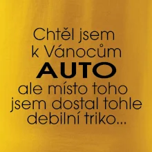 Chtěl jsem k Vánocům auto