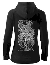 Černobílá mapa Liberec