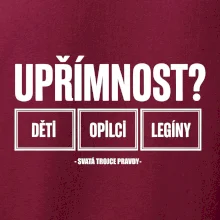Upřímnost dětí opilci a legíny