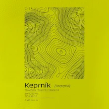 Keprník - vrstevnice v obdélníku