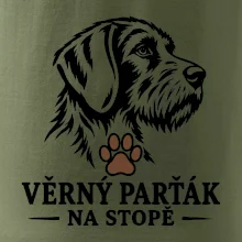 Věrný parťák na stopě lovecký pes