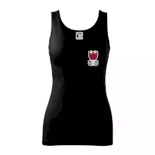 Folklor na prsu květina čtyřlistá