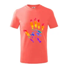 LGBT hand print