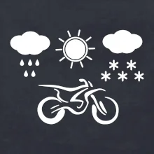 Motorkář za každého počasí - enduro