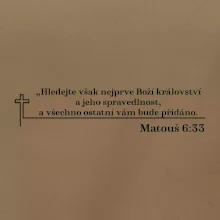 Citáty z bible - Matouš 6:33