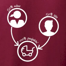 50% máma 50% táta = 100 perfektní