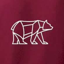 Geometrie lední medvěd chodící