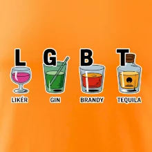 LGBT -  Likér, Gin, Brandy, Tequila