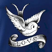 Love holubice - kreslená