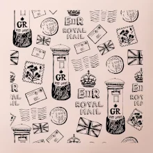 Britská pošta ikony