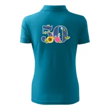 Květinové číslo kreslené - 50