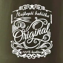 Vintage nejlepší babička  100% kvalita