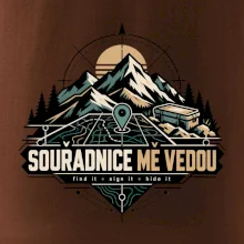 Souřadnice mě vedou horská mapa