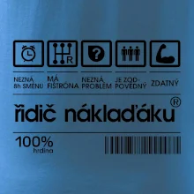 Čárový kód řidič náklaďáku