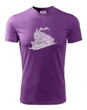 Stará lokomotiva z not