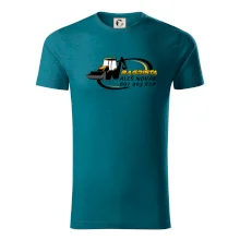 Bagrista v kruhu - vlastní nápis