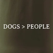 Dogs > People