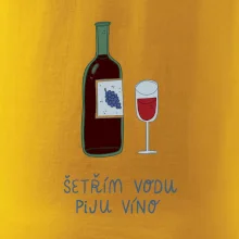 Šetřím vodu piju víno (studio-arte.cz)