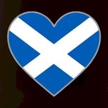 Skotské srdce na prso