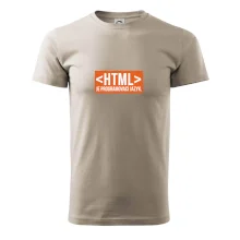 HTML JE PROGRAMOVACÍ JAZYK