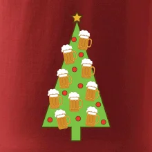 Nic více nepotřebuji - stromeček a pivo (Pecka design)