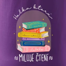 Holka, která miluje čtení Holka, která miluje čtení