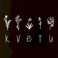 Kvetu - Nápis s květinami