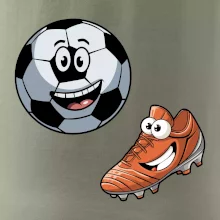 Parové triko - Kopačka a míč