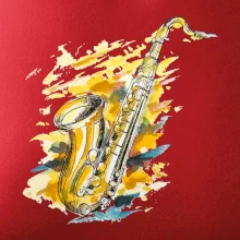 Saxofon malovaný